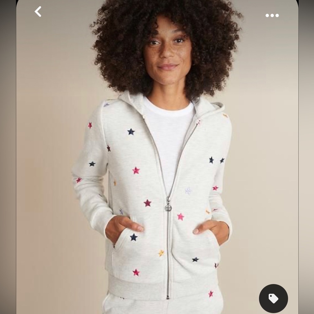 Marine Layer embroidered star hoodie